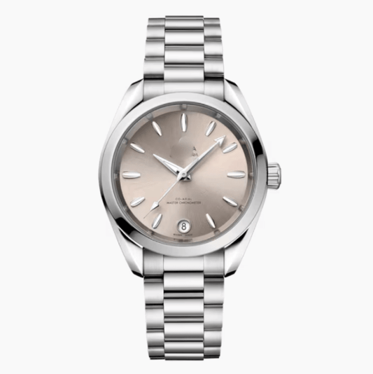 OMGA Seamaster Aqua Terra – Gold Beige - Top Baltic Watches
