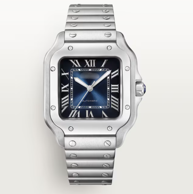 Santos de Crtier – Medium Model Blue Gradient Dial