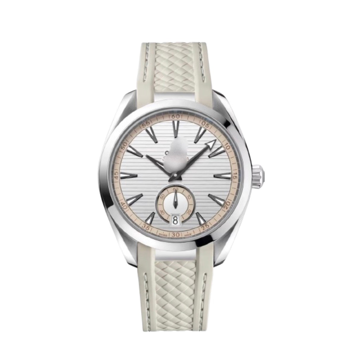 OMGA Seamaster Aqua Terra - Beige / Rubber Strap