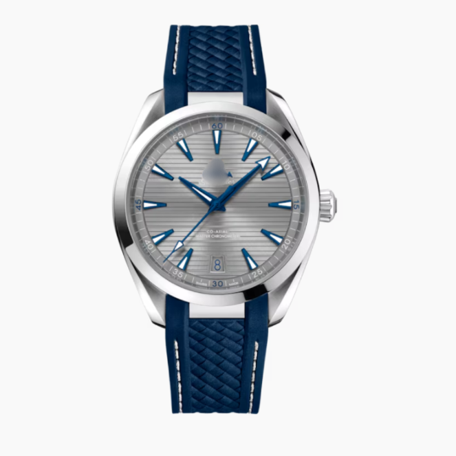 OMGA Seamaster Aqua Terra – Grey Dial (Rubber Strap)