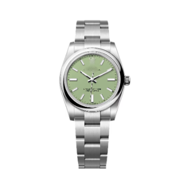 Rolx Oyster Perpetual - Light Green