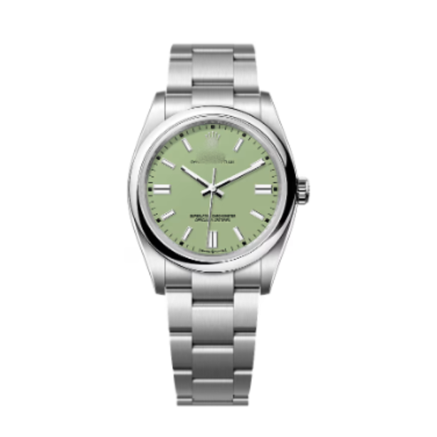 Rolx Oyster Perpetual - Light Green