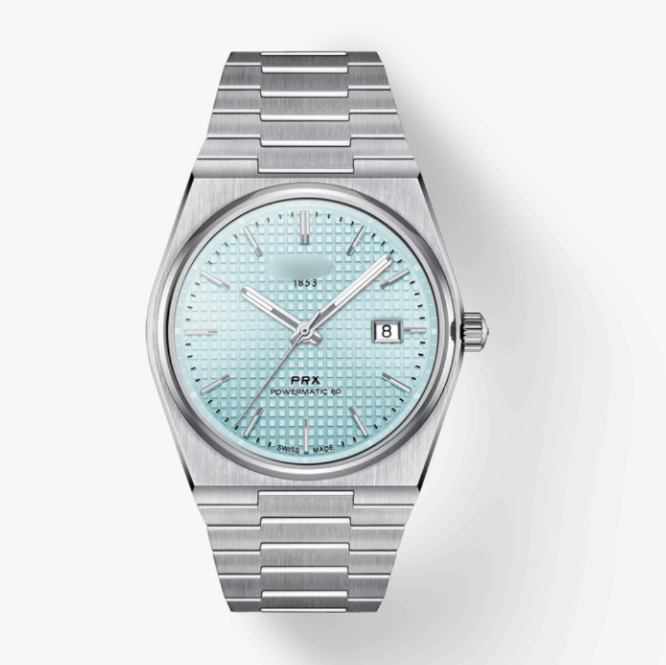 Tssot PRX Powermatic 80 - Ice Blue Dial