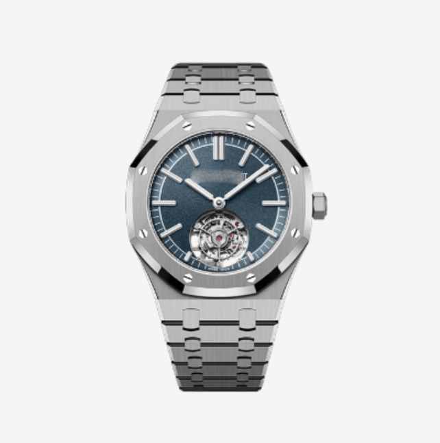 AP Royal Oak Selfwinding Flying Tourbillon – Light Blue - Top Baltic Watches