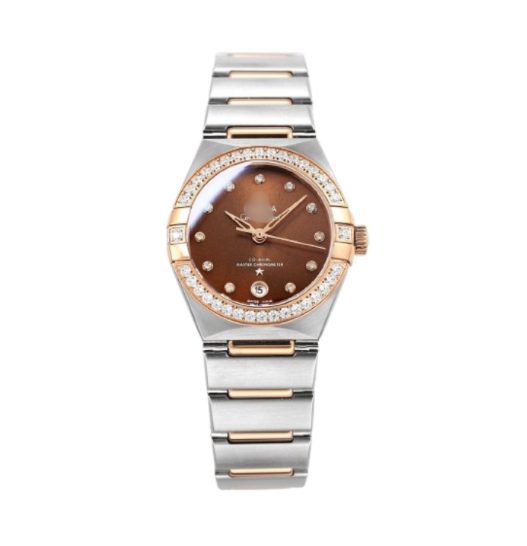 OMGA Constellation -  Sedna gold on steel
