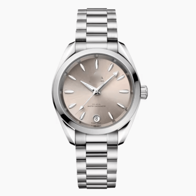 OMGA Seamaster Aqua Terra – Gold Beige - Top Baltic Watches