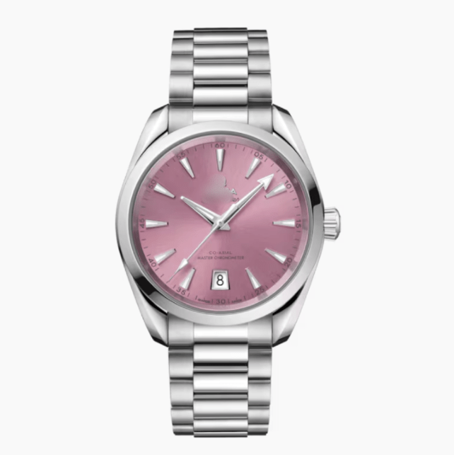 OMGA Seamaster Aqua Terra – Pink - Top Baltic Watches