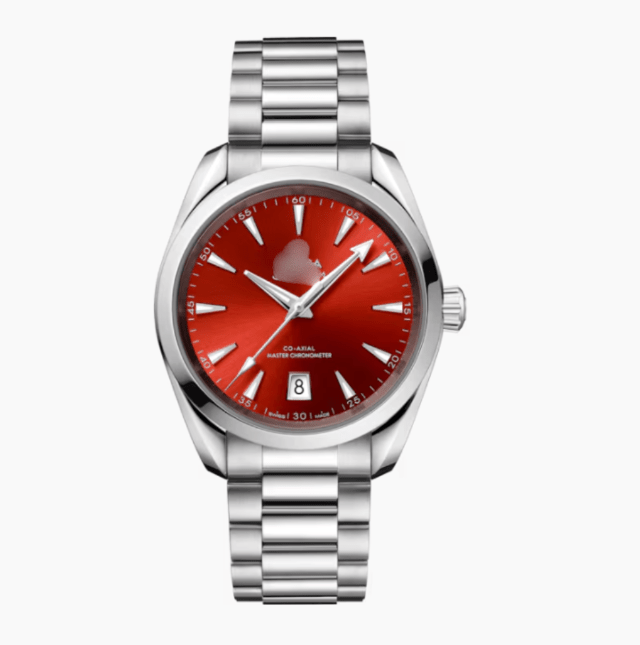 OMGA Seamaster Aqua Terra – Red - Top Baltic Watches