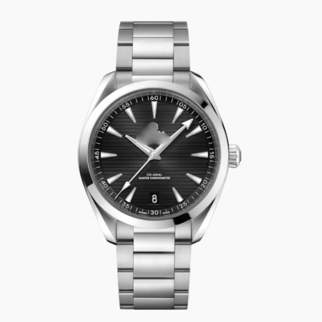 OMGA Seamaster Aqua Terra – Stripe Black - Top Baltic Watches