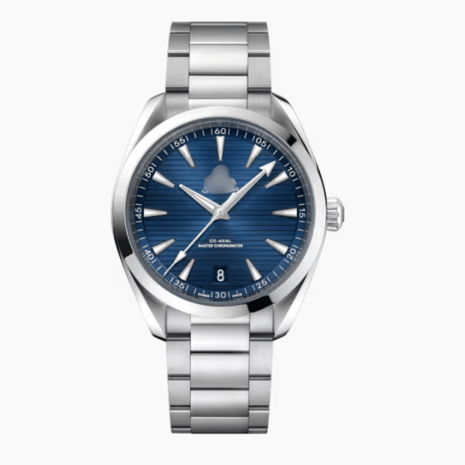 OMGA Seamaster Aqua Terra – Stripe Dark Blue - Top Baltic Watches