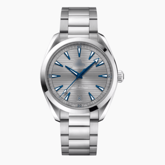 OMGA Seamaster Aqua Terra – Stripe Grey - Top Baltic Watches