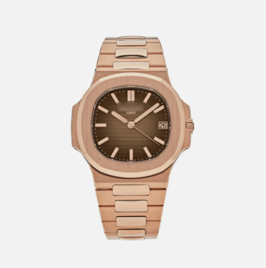 Ptek Pilippe Nautilus – Rose Gold / Brown Dial - Top Baltic Watches