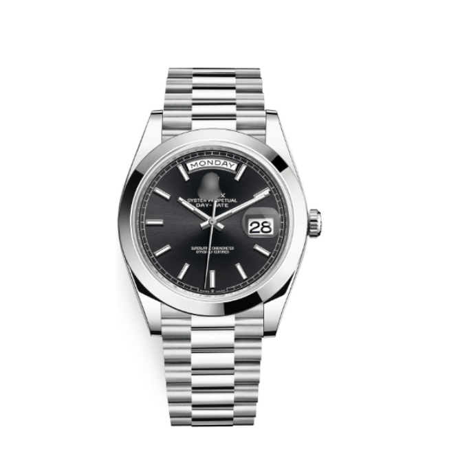 Rolx Day - Date - Black - Top Baltic Watches