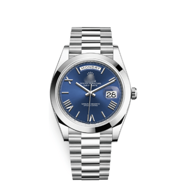 Rolx Day - Date – Blue - Top Baltic Watches