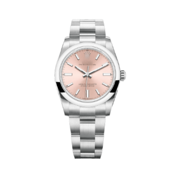 Rolx Oyster Perpetual - Salmon Pink - Top Baltic Watches
