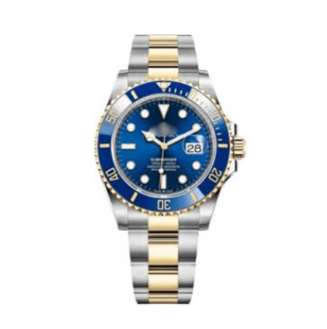Rolx Submariner - Blue Gold Silver - Top Baltic Watches