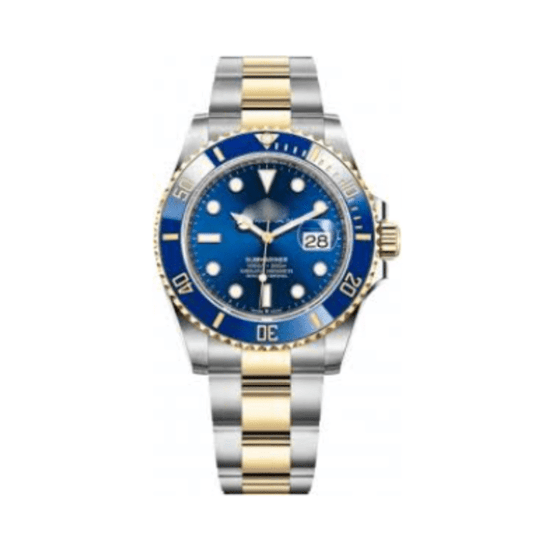 Rolx Submariner - Blue Gold Silver - Top Baltic Watches