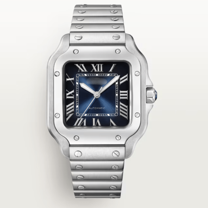 Santos de Crtier – Dark Blue - Top Baltic Watches