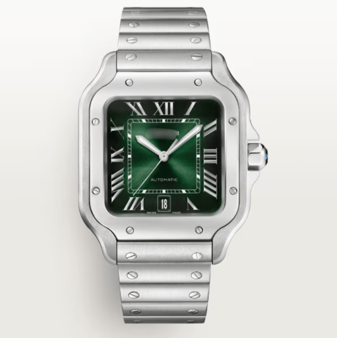 Santos de Crtier – Dark Green - Top Baltic Watches