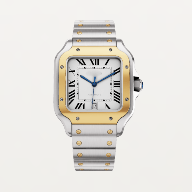 Santos de Crtier - Steel & Yellow Gold - Top Baltic Watches