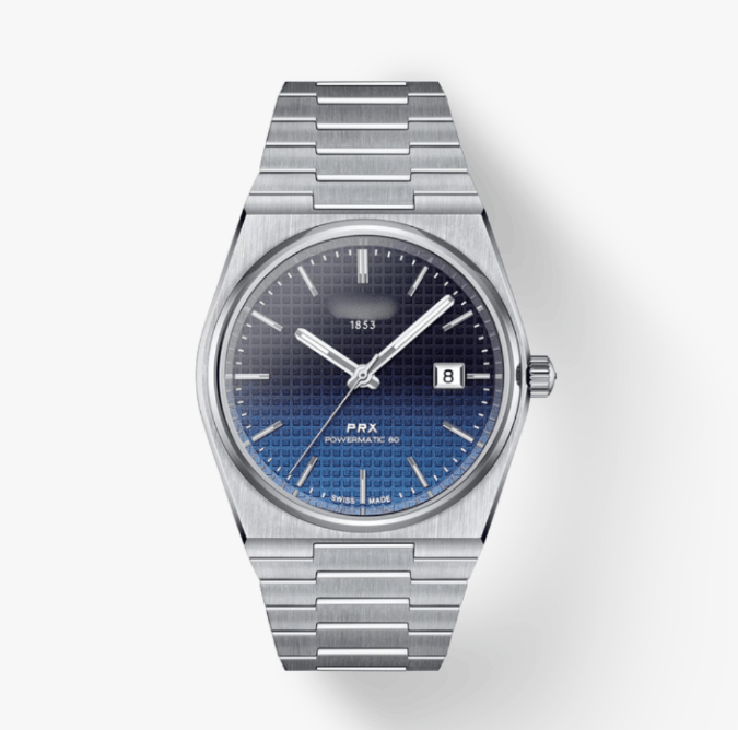Tssot PRX Powermatic 80 - Gradient Dark Blue - Top Baltic Watches