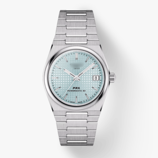 Tssot PRX Powermatic 80 - Ice Blue - Top Baltic Watches